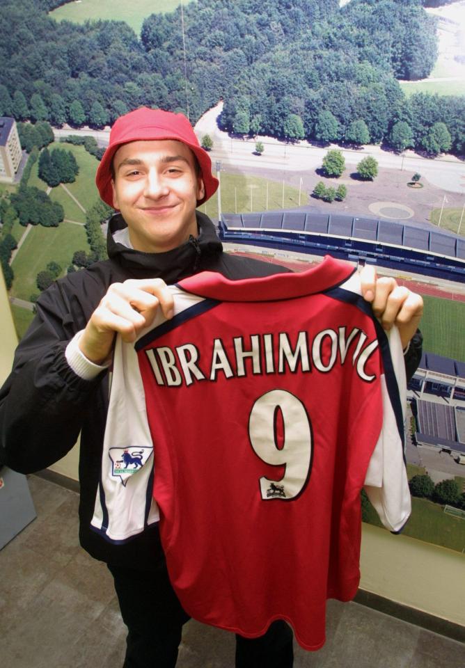 Zlatan Ibrahimovic met with then Arsenal boss Arsene Wenger in 2000
