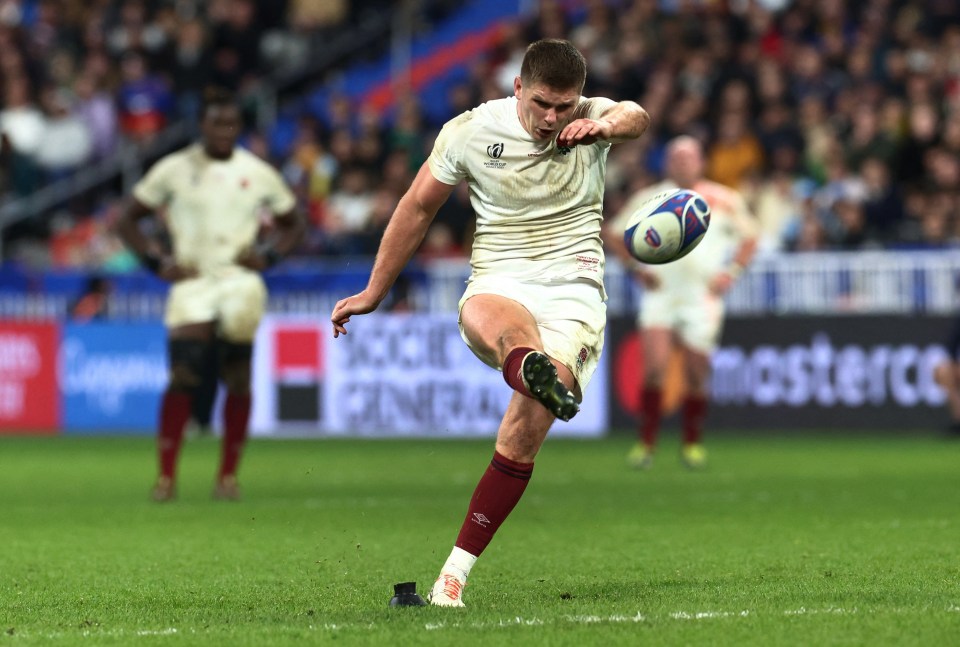 Owen Farrell kicked his way past France star Thomas Ramos's total haul of 74