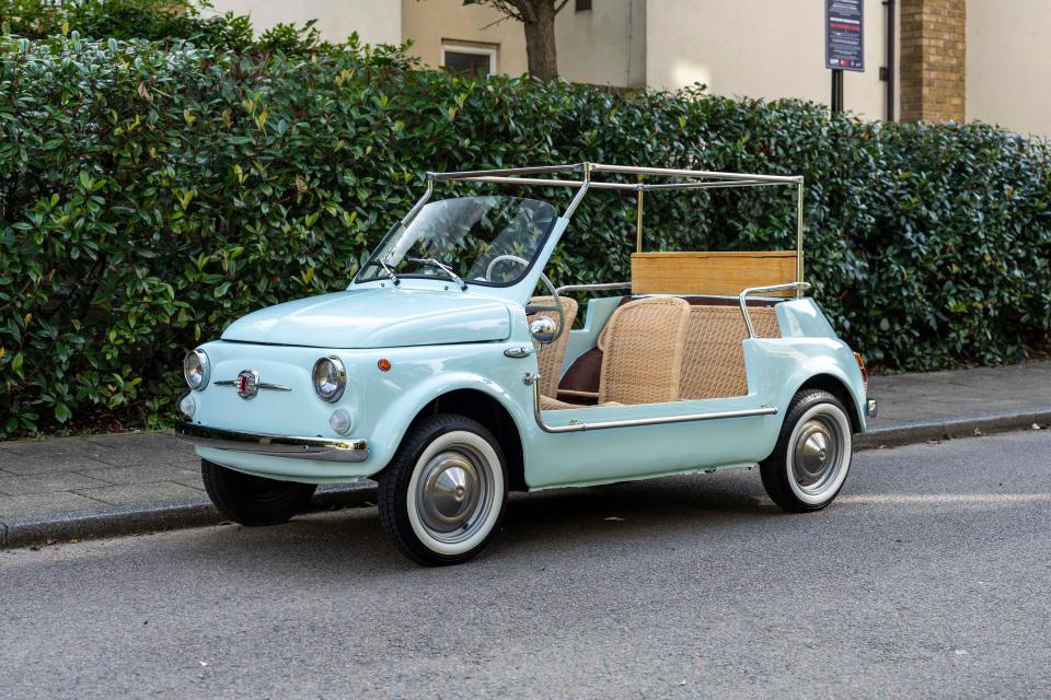 Norris' car collection includes a 1972 Fiat Jolly 500 worth £28,000