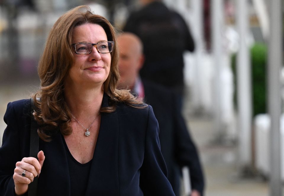 Britain's Education Secretary Gillian Keegan attends the opening day of the annual Conservative Party Conference in Manchester, northern England, on October 1, 2023. (Photo by Oli SCARFF / AFP) (Photo by OLI SCARFF/AFP via Getty Images)