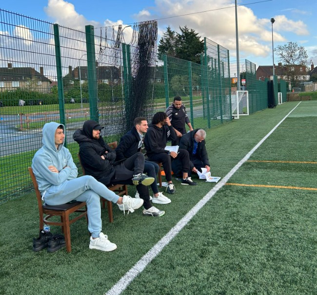 Three Arsenal stars watched trials for one of their team-mates' new club