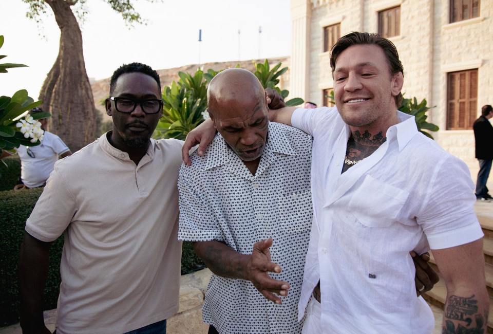 Tyson with McGregor in Saudi Arabia