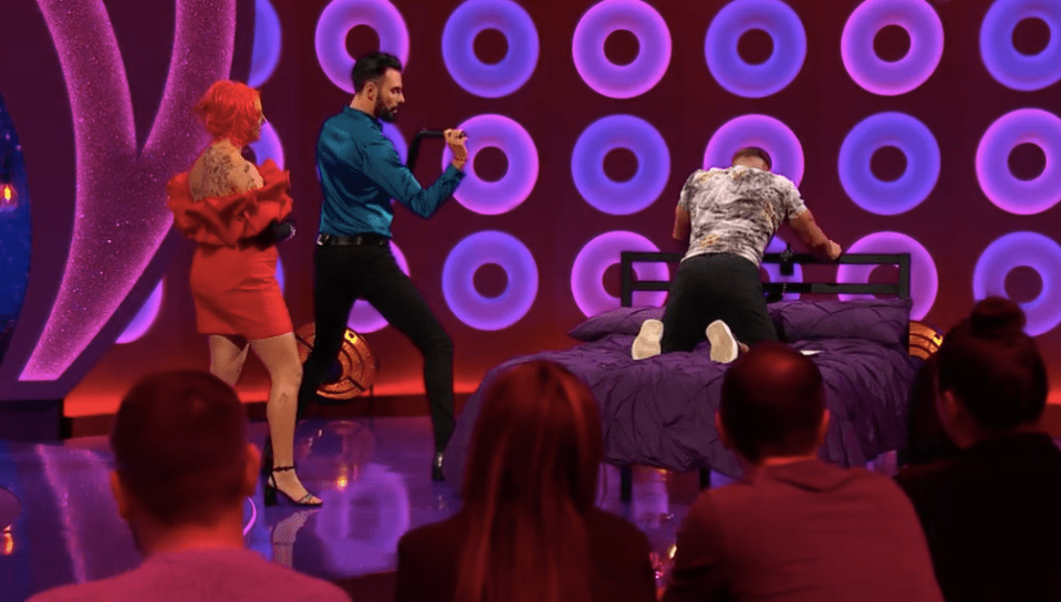 Rylan was taught how to 'flog' with a whip by sexpert Ruby Rare