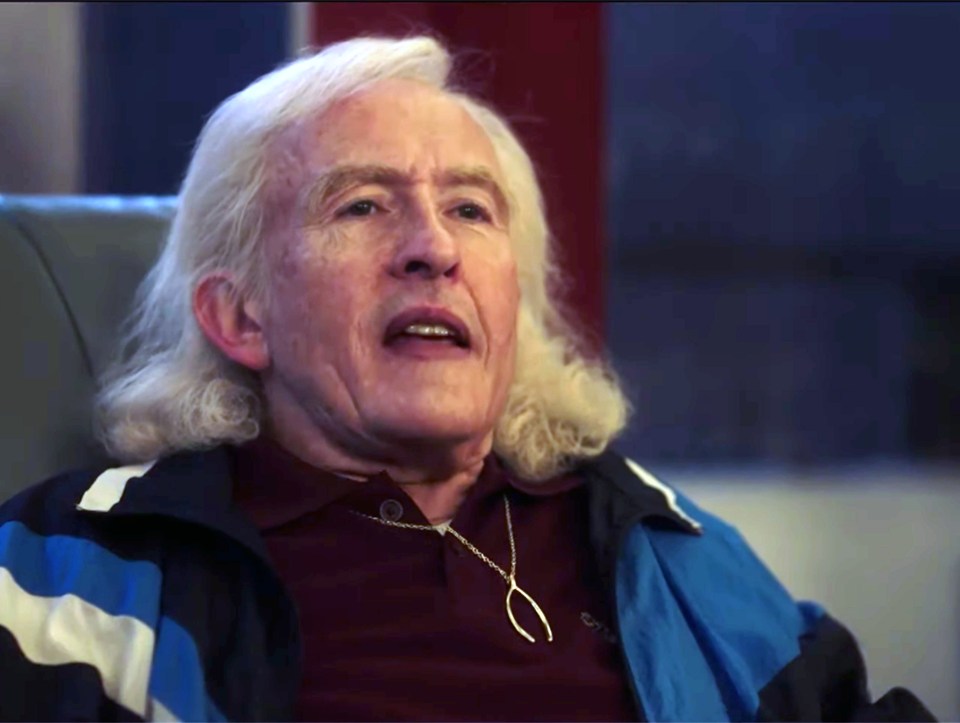 Comic actor Steve Coogan as paedophile TV star Jimmy Savile