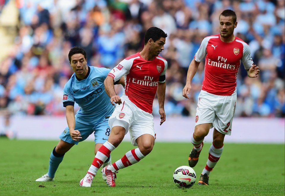Former Arsenal player Nasri has had a bad time on his return to the Emirates