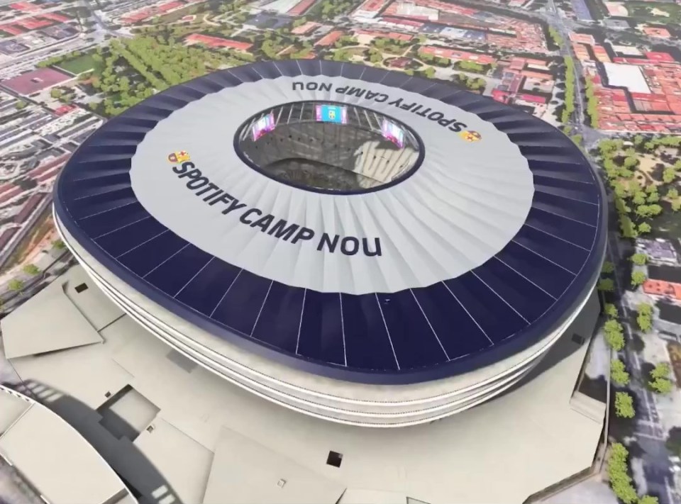 Barcelona hope their new stadium will be ready in time for the 2025/26 season