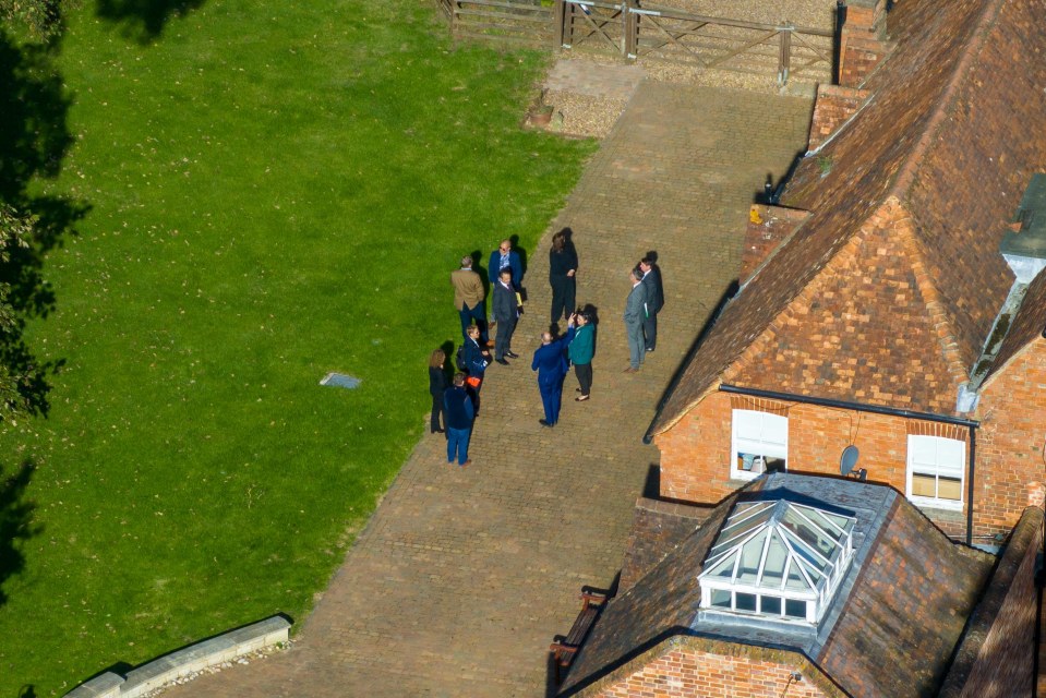 Hannah showed planning officers the spa and pool complex at her family home today