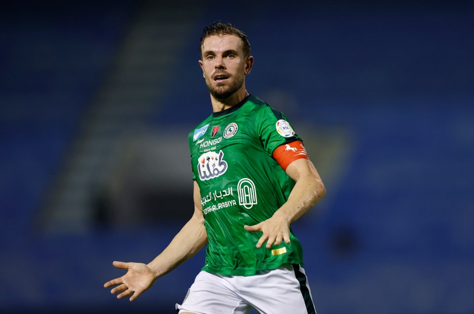 Jordan Henderson joined Al-Ettifaq in the summer from Liverpool