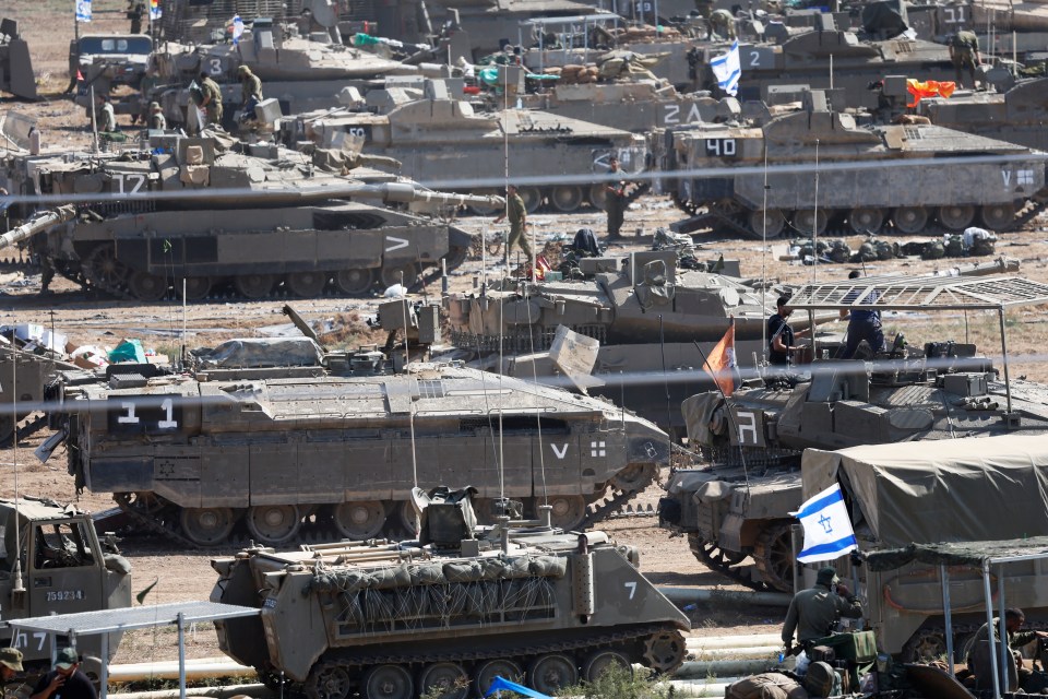 Israel is waiting to unleash the full force of its military might on the Gaza Strip