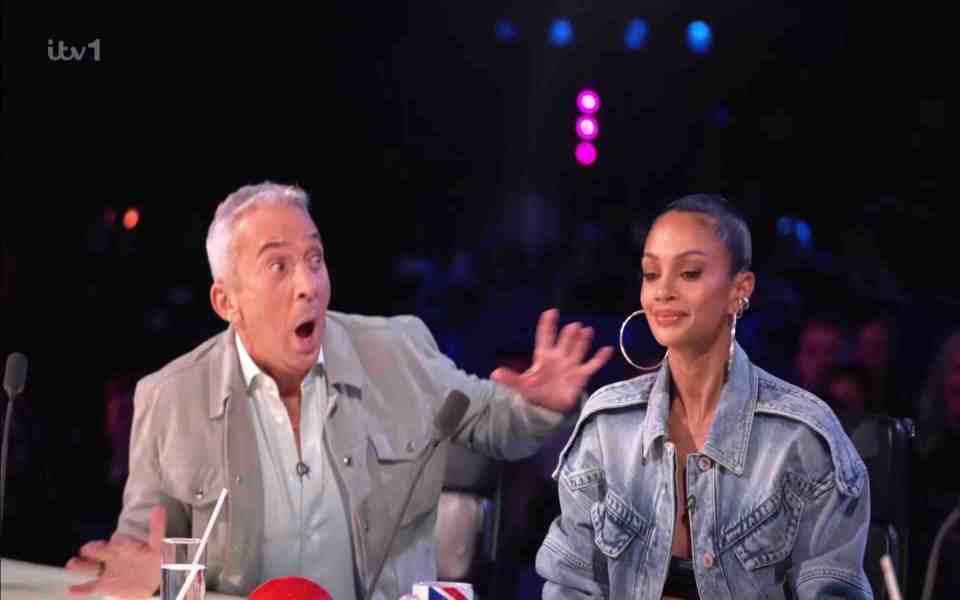 BGT fans believed Alesha Dixon was getting annoyed with 'OTT' Bruno