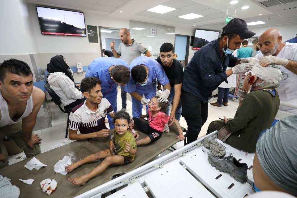 Hospitals in Gaza are struggling to keep up with demand
