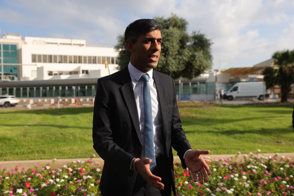 Rishi Sunak said the UK will stand by Israel in their 'darkest hour'