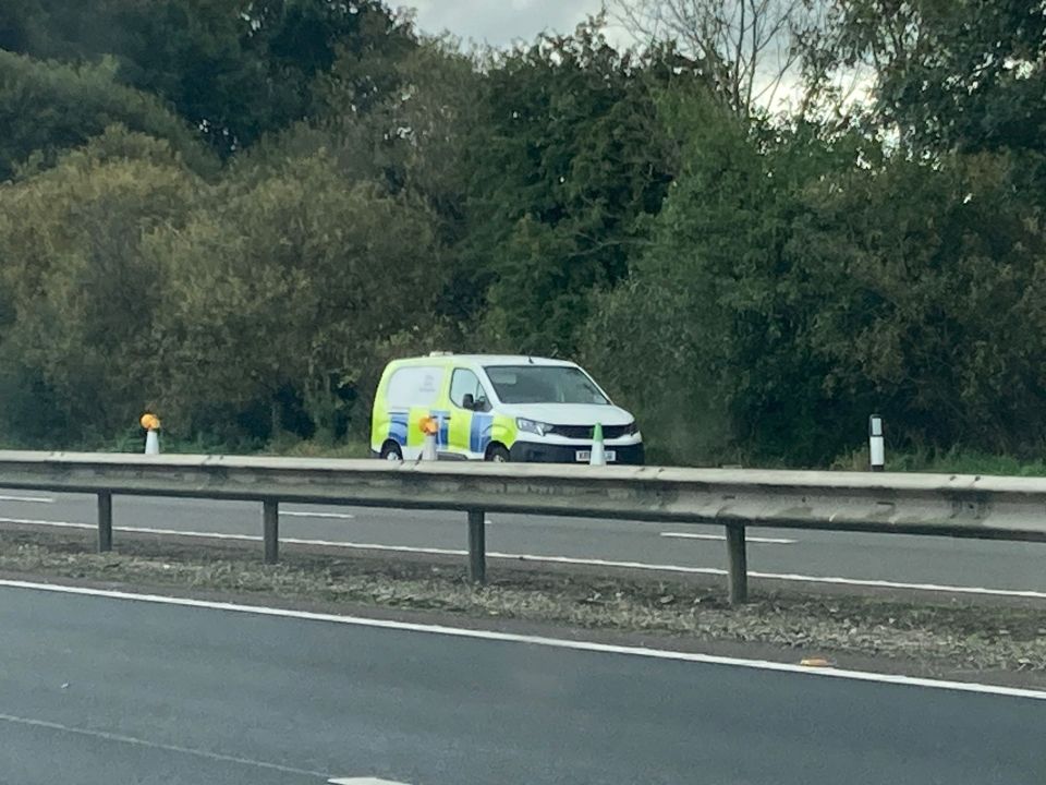 Cops were today spotted on the A19 roadside