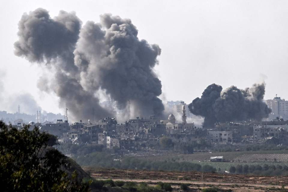 The Israeli army has surrounded Gaza ahead of a 'coordinated attack'