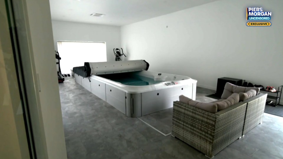 The family built a spa and pool complex in the charity's name