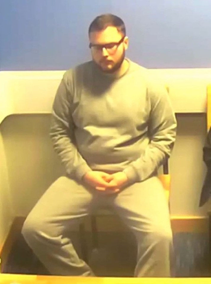 Police interview of Lewis Edwards, who pleaded guilty to child sex offences and blackmail.