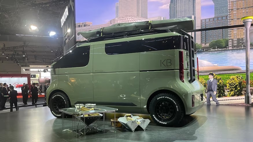 Toyota unveiled a unique new campervan concept at the Japan Mobility Show this week