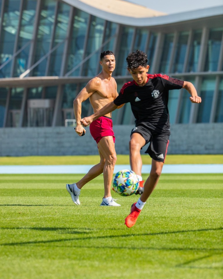 Cristiano Jr hopes to play alongside his dad before he retires