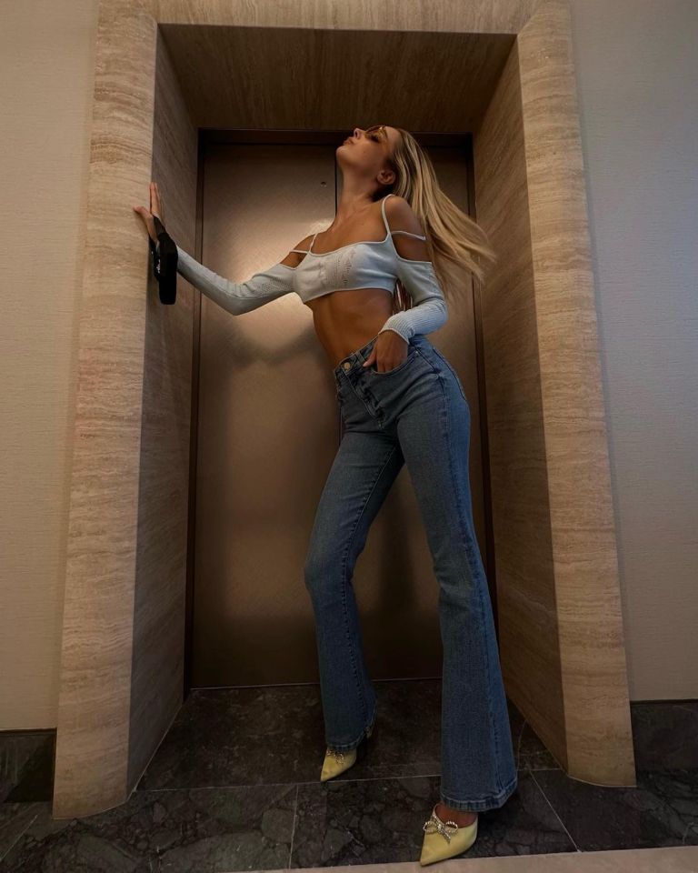 She enjoys posing in different clothes