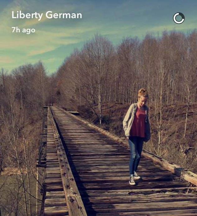Libby posted a picture of her friend on Snapchat before they were both found dead