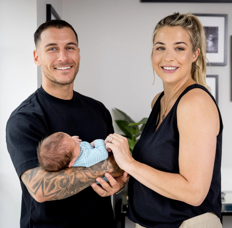 Gorka Marquez and Gemma Atkinson share two children, and welcomed Thiago in July