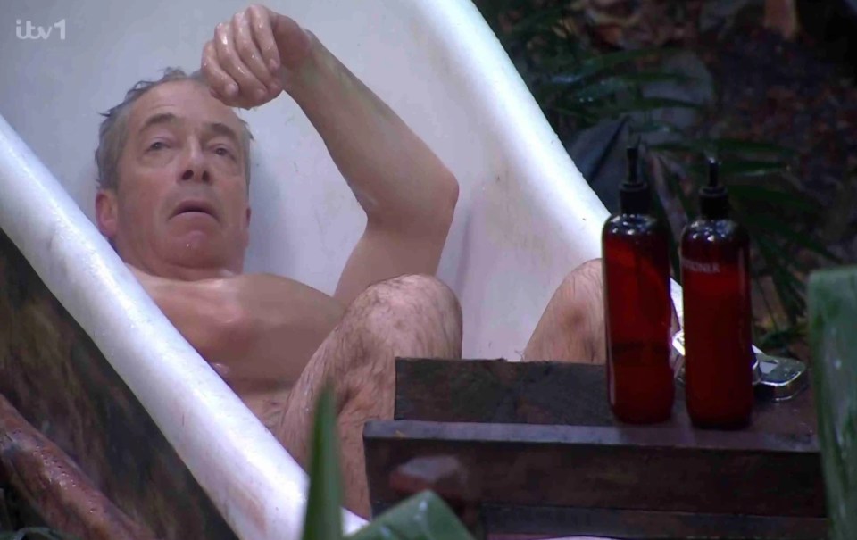 Nigel Farage has been spotted in the nude several times since the show's launch