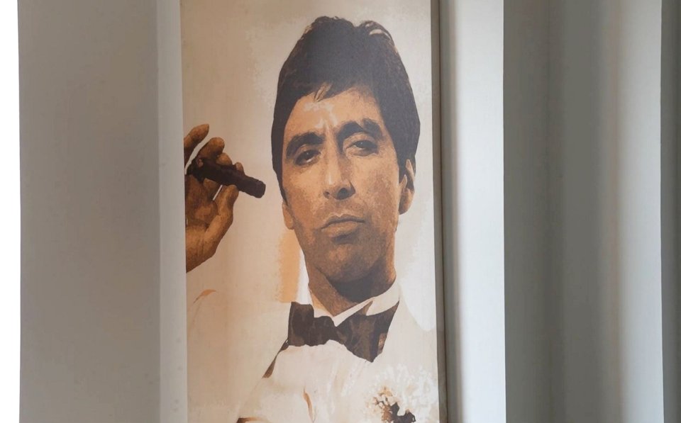 One of the gang members had a Tony Montana poster on his wall