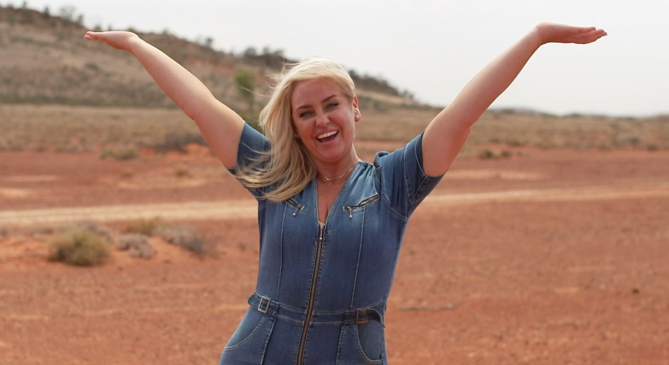 Josie looks in high spirits for the task