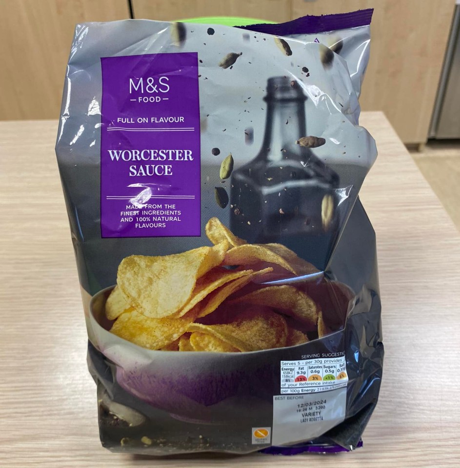Worcester Sauce flavour is popular among crisp fans