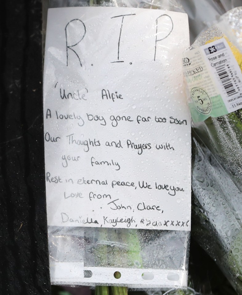 A note left by heartbroken friends