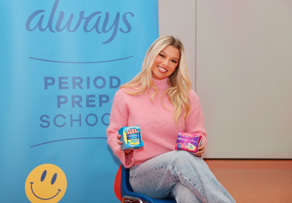 Molly has helped Always launch their new school-based campaign