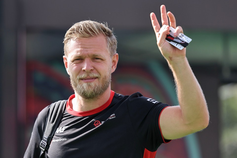 MEXICO CITY, MEXICO - OCTOBER 29: Kevin Magnussen of Denmark and MoneyGram Haas F1 Team arrives at the track prior to the F1 Grand Prix of Mexico at Autodromo Hermanos Rodriguez on October 29, 2023 in Mexico City, Mexico. (Photo by Song Haiyuan/MB Media/Getty Images)