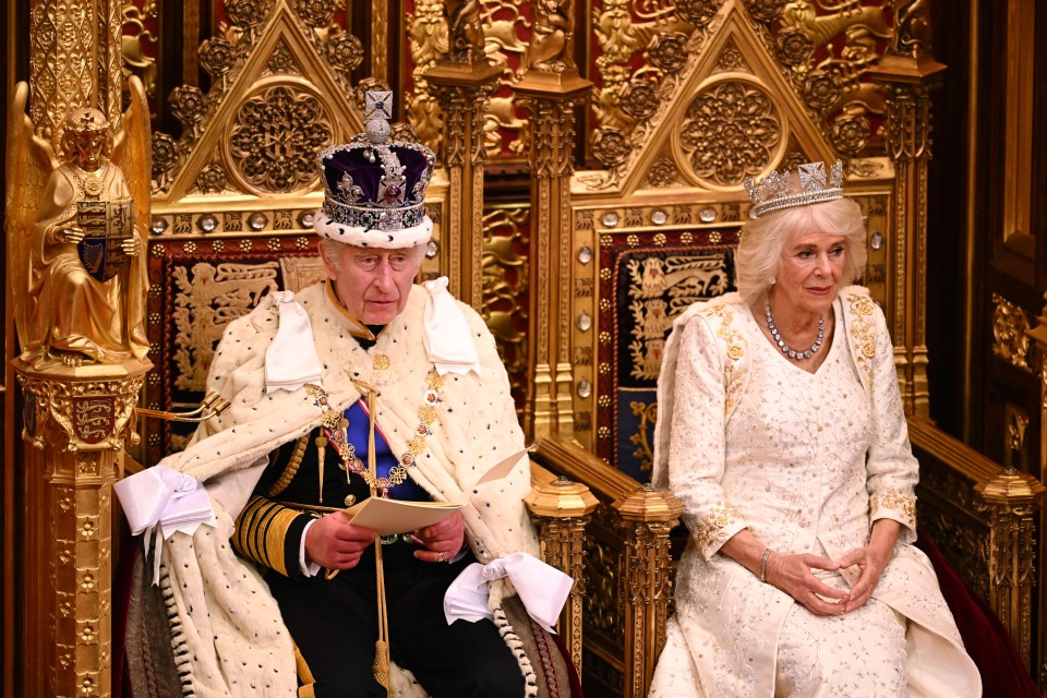 King Charles delivers government's legislative programme in the House of Lords