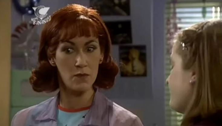 Carla sported red locks whilst appearing in the sitcom