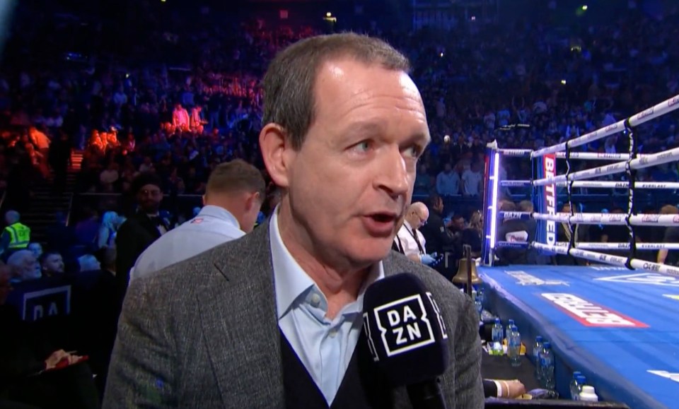 Adam Smith said it was 'great' to be back ringside