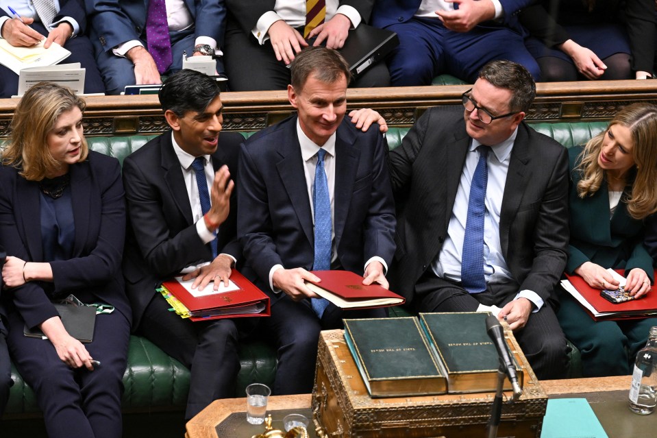 Jeremy Hunt was all smiles at the House of Commons as he made today's announcement