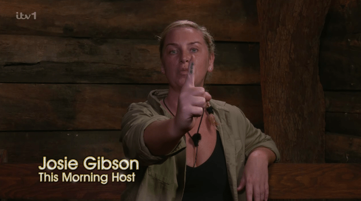 She made the hilarious confession on tonight's I'm a Celebrity