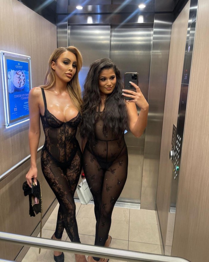 MAFS stars leave little to the imagination as they go braless in see-through jumpsuits,