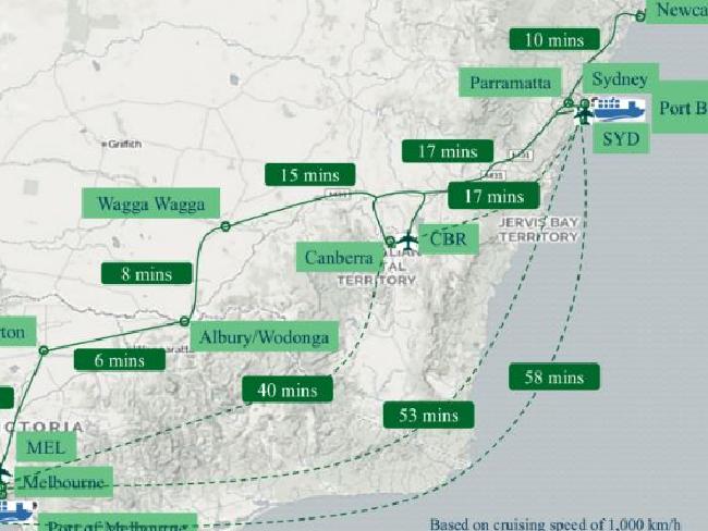 The Hyperloop would be able to transform hours-long journeys into just minutes