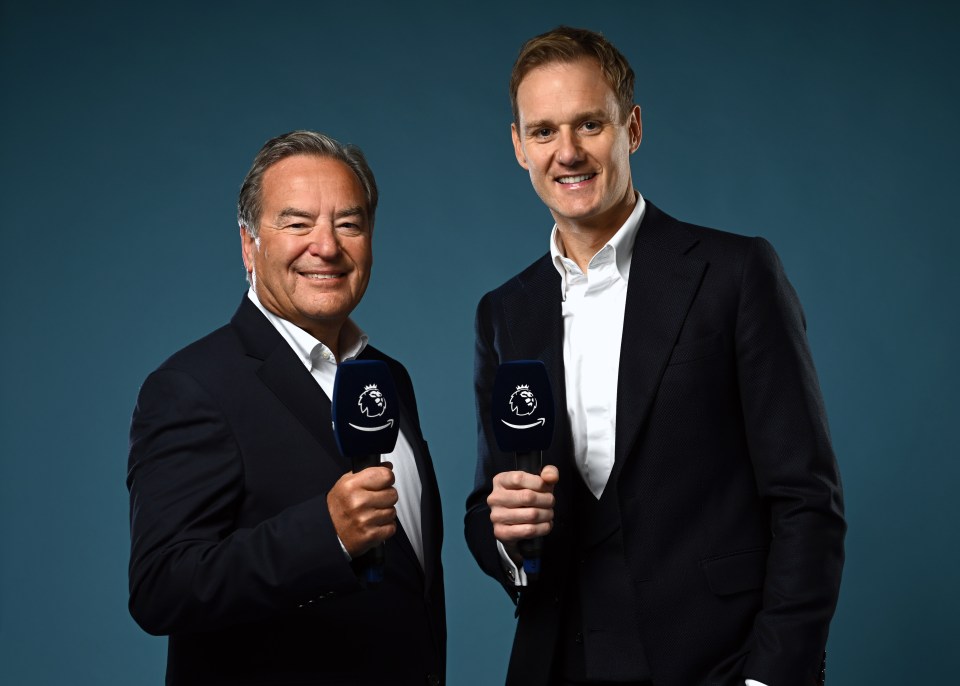Dan Walker, right, will provide live coverage for Amazon Prime