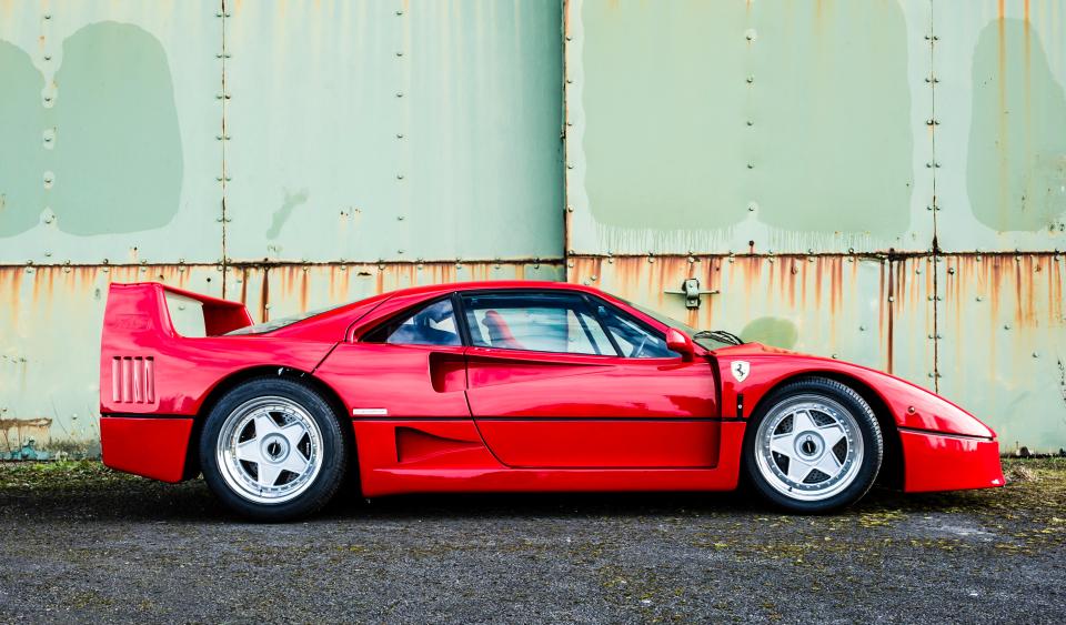 The Ferrari F40 was Button's dream car growing up