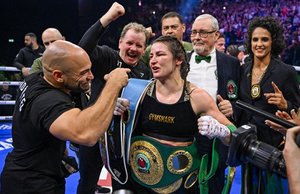 The Irish star is now a two-weight undisputed world champ