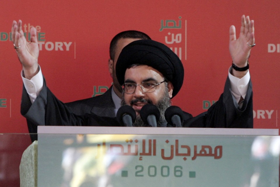 Hezbollah leader Sayyed Hassan Nasrallah, seen here in 2006, is expected to give a speech on Friday