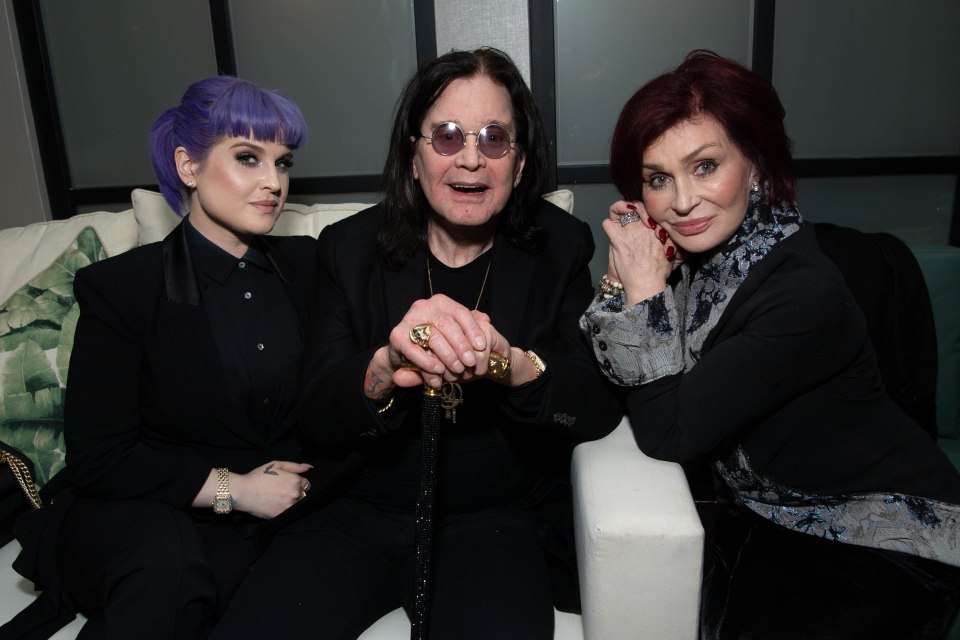 After years of long-term abuse of drink and drugs, Ozzy has outlived so many of his close friends, pictured with daughter Kelly and Sharon