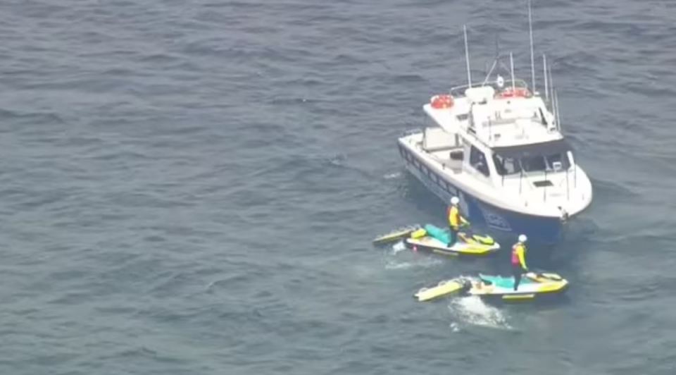 Searches are ongoing after two military jets crashed mid-air into Port Phillip Bay, in Melbourne
