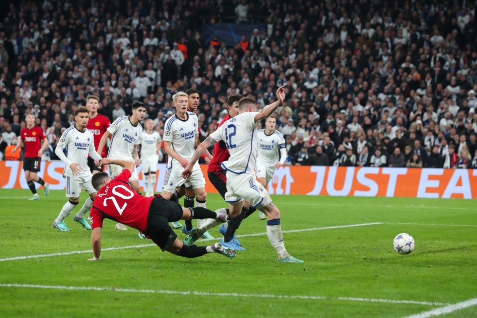 Lukas Lerager put the game level again