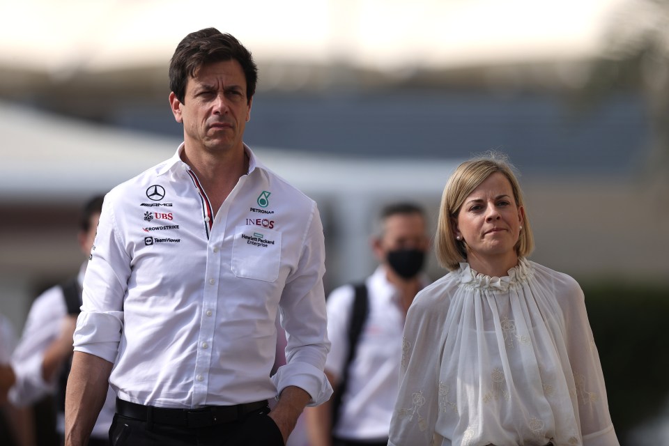 Toto Wolff has been married to former racecar driver Susie since 2011.