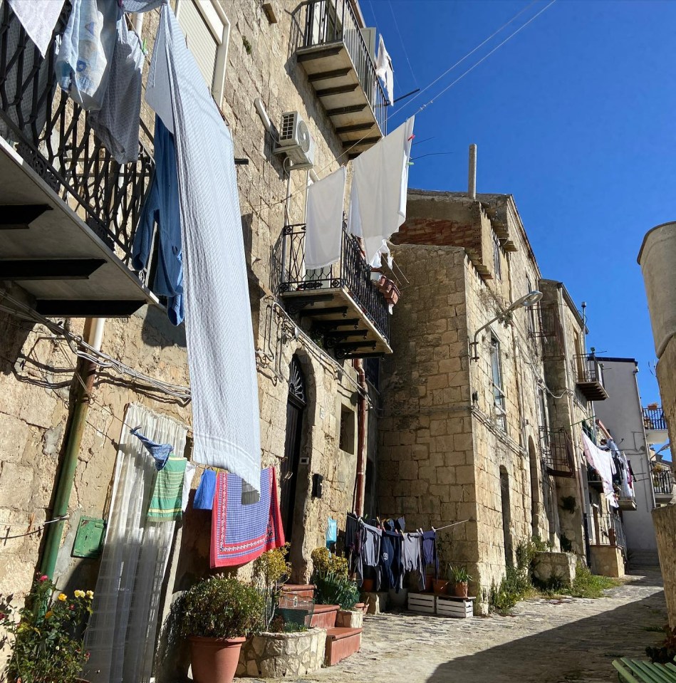 Her dream to connect the two properties into one huge space has been put on hold as the cost of renovating a house in Italy has skyrocketed recently