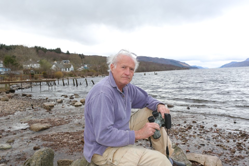 Nessie hunter Steve Feltham has spent 32 years looking for the monster at the Scottish loch