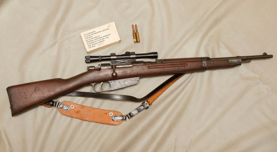 The Ammunition for the Model 91/38 Italian Mannlicher Carcano bolt-action rifle that Lee Harvey Oswald used in the JFK assassination Phoenix, Arizona, USA - Lucien Haag a ballistic expert who is debunking the myth that there was a second shooter who shot JFK on the 22nd November 1963 from the Grassy Knoll in Dallas. He believes that Lee Harvey Oswald acted alone. He has conducted many experiments and test with the Model 91/38 Italian Mannlicher Carcano bolt-action rifle and that he proves from the trajectory of the shot it could have only come from the Texas Book Depository. Luke speaks with sun journalist Mike Sullivan